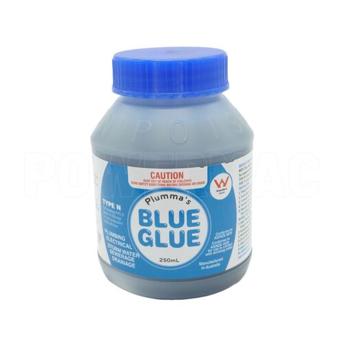 PVC Solvent Cement Glue Blue 250ml