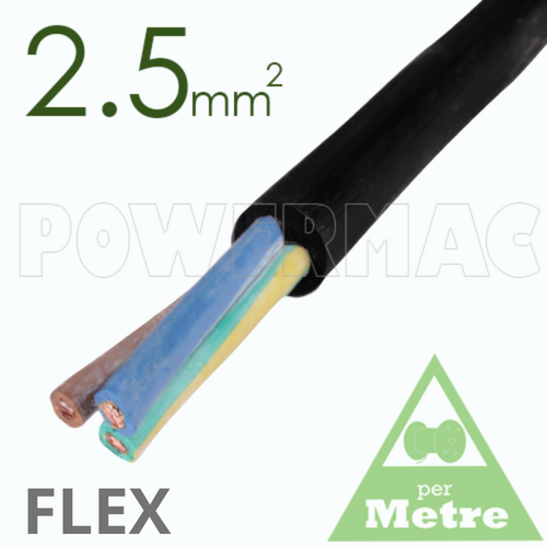 2.5mm 3C Rubber Flexible Copper Cable H07RNF
