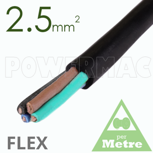 2.5mm 4C Rubber Flexible Copper Cable H07RNF