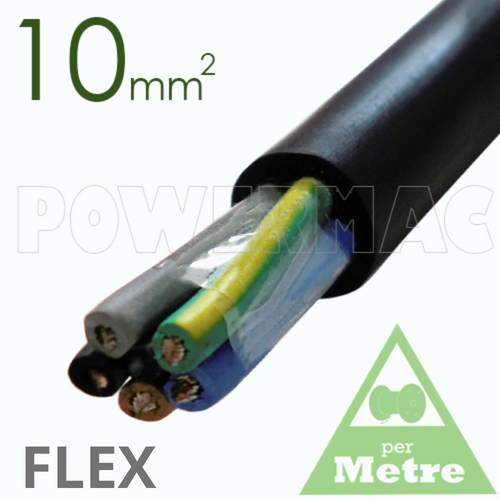 10mm 5C Rubber Flexible Copper Cable H07RNF