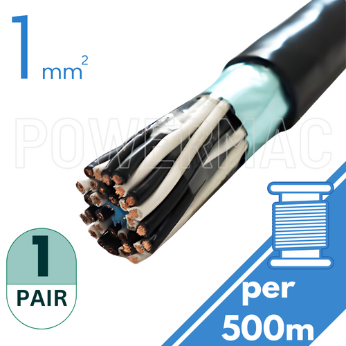 1mm 1 Pair Instrumentation PVC/OS 110V