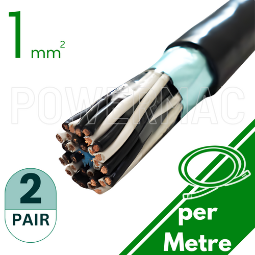 1mm 2 Pair Instrumentation PVC/OS 110V
