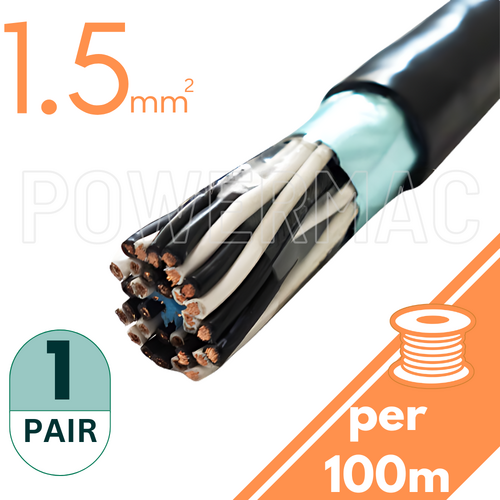 1.5mm 1 Pair Instrumentation PVC/OS 110V