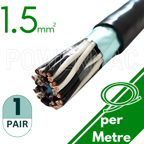 1.5mm 1 Pair Instrumentation PVC/OS 110V