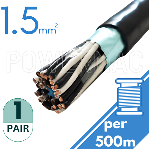 1.5mm 1 Pair Instrumentation PVC/OS 110V