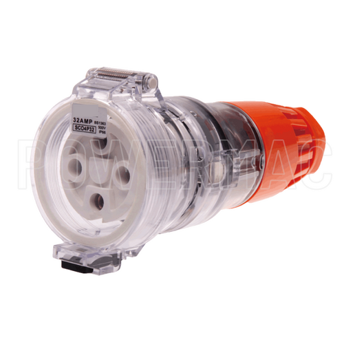 4 Pin 10 Amp Round Extension Socket