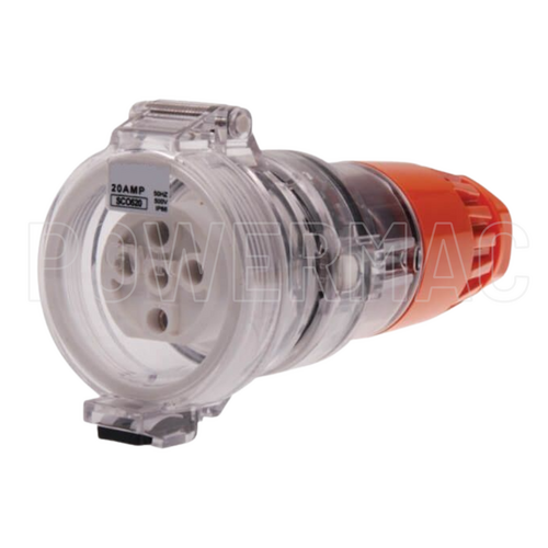 5 Pin 10 Amp Round Extension Socket