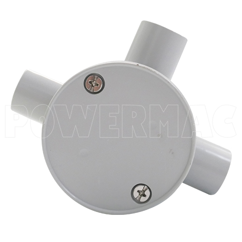 20mm Three Way Shallow Junction Box