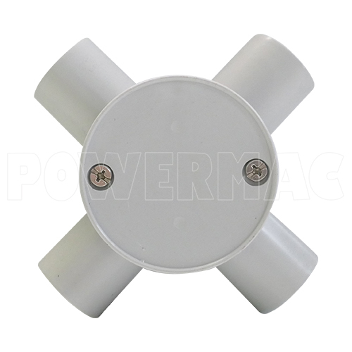 25mm Four Way Shallow Junction Box