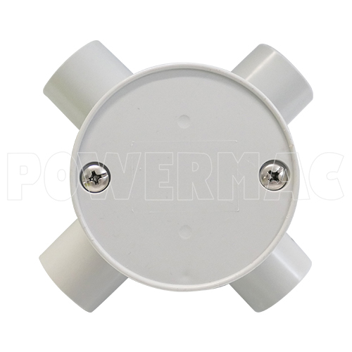 25mm Four Way Deep Round Junction Box