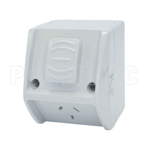 Single Power Point Weatherproof Mini Classic Series 10a
