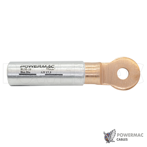 95mm M10 Bi-metal Cable Lug