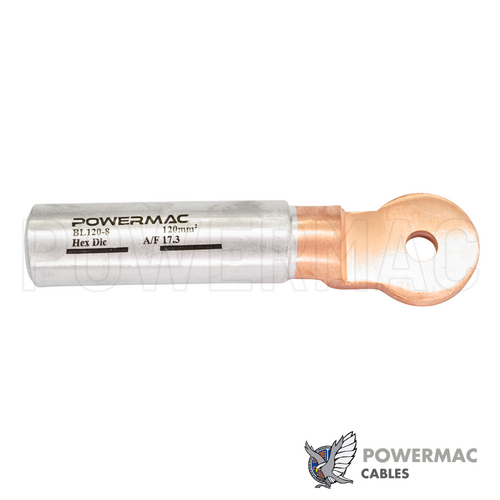 120mm Bi-metal Cable Lug