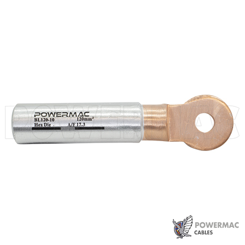 120mm M10 Bi-metal Cable Lug