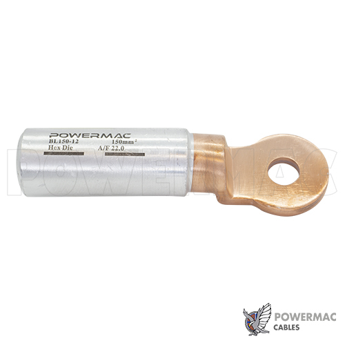 150mm M12 Bi-metal Cable Lug