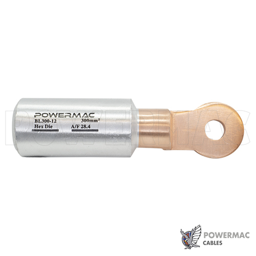 300mm M12 Bi-Metal Cable Lug