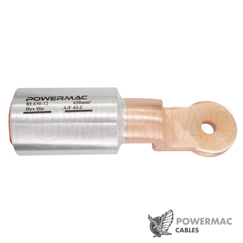 630mm M12 Bi-metal Cable Lug