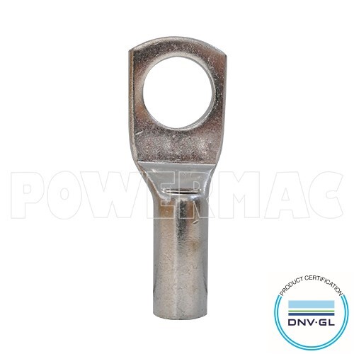 25mm M12 Straight Barrel Copper Cable Lug