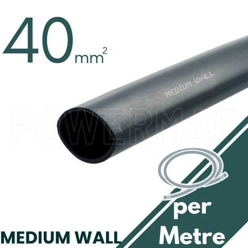 40mm - 12mm Medium Wall Heat Shrink With Adhesive - 1m Length