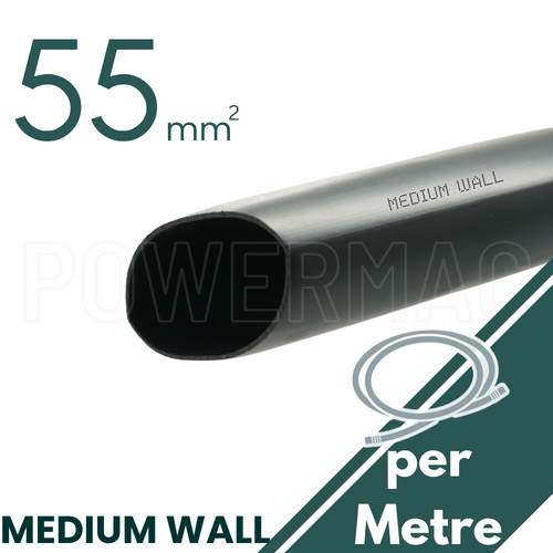 55mm - 16mm Medium Wall Heat Shrink With Adhesive - 1m Length