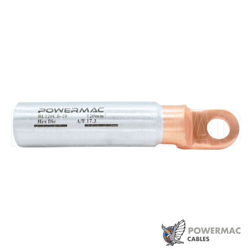 120mm Bi-metal Narrow Palm Circuit Breaker Lug