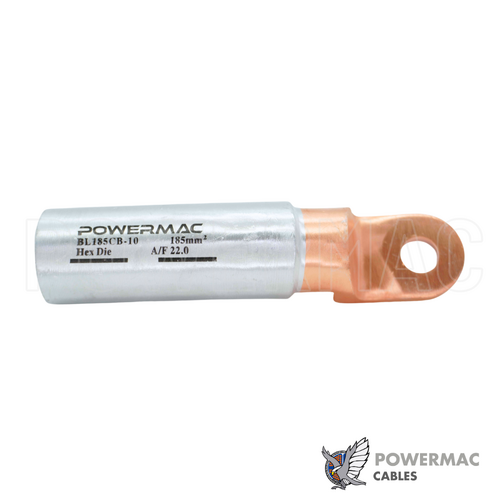 185mm Bi-metal Narrow Palm Circuit Breaker Lug