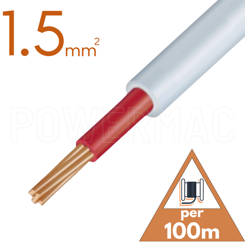 1.5mm IC 450/750V PVC/PVC RED/WHITE
