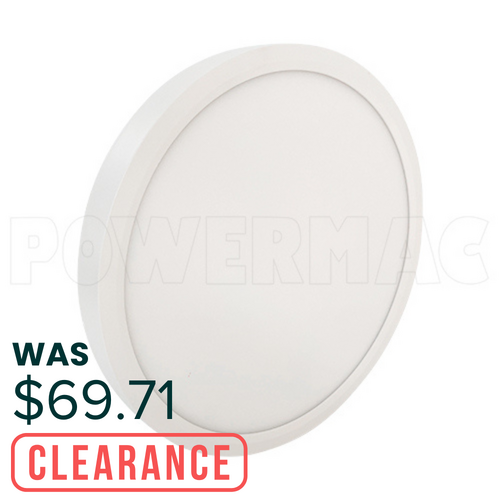 40cm LED Oyster, 3600 Lumens Tri Colour, Step Dimmable