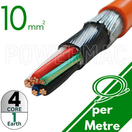 10MM 4C+E XLPE/PVC/SWA/PVC 1KV