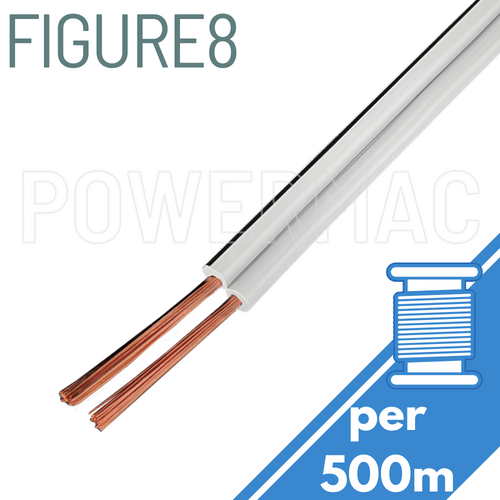 Figure 8 24/0.20mm White/Black 500m
