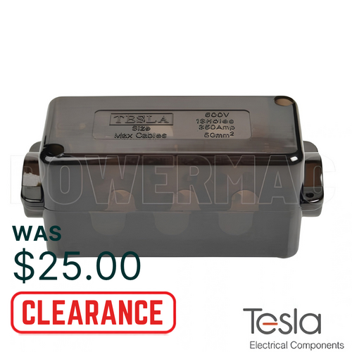 Neutral Link 7 Hole - 350 Amp With Cover