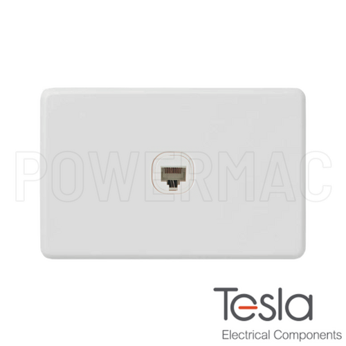 Tesla Cat 6 Data Outlet - Slimline Series