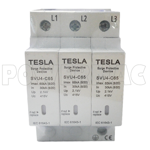3 Pole Surge Protection 30kA/65Ka