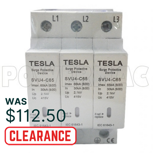 3 Pole Surge Protection 30kA/65Ka