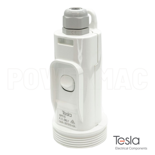 10 Amp Suspended Switch Socket Grey