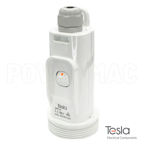 15 Amp Suspended Switch Socket Grey