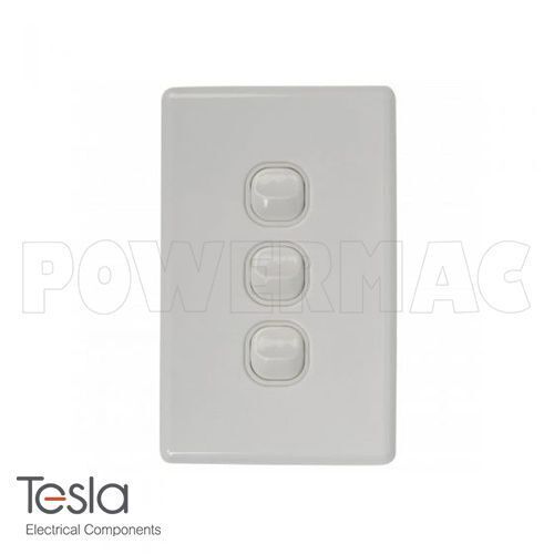 Tesla Three Gang Switch Vertical