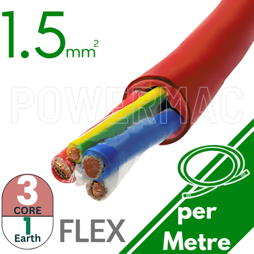 1.5mm 3C+E Thermoflex Fire Rated Cable