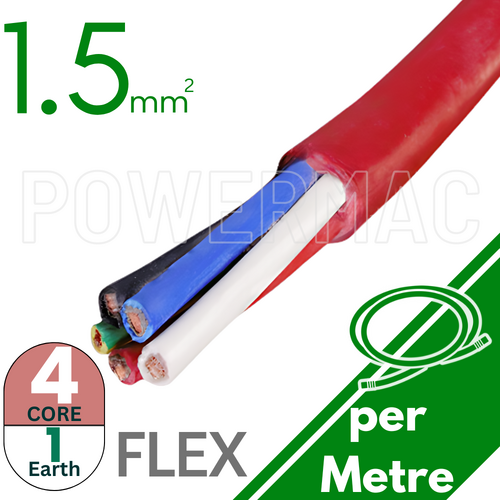 1.5mm 4C+E Thermoflex Fire Rated Cable