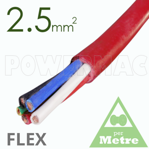 2.5mm 4C+E Thermoflex Fire Rated Cable