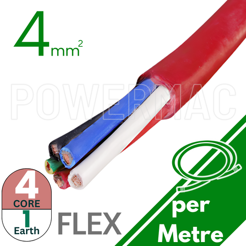 4mm 4C+E Thermoflex Fire Rated Cable