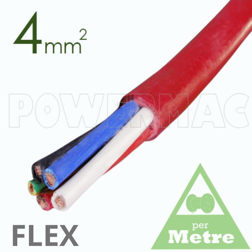 4mm 4C+E Thermoflex Fire Rated Cable