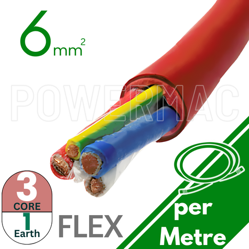 6mm 3C+E Thermoflex Fire Rated Cable