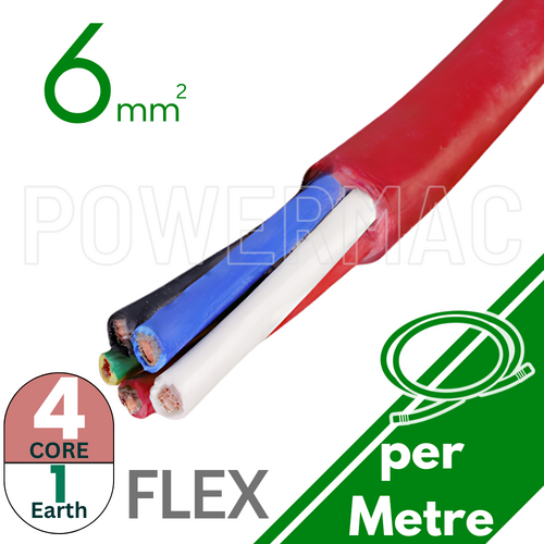 6mm 4C+E Thermoflex Fire Rated Cable