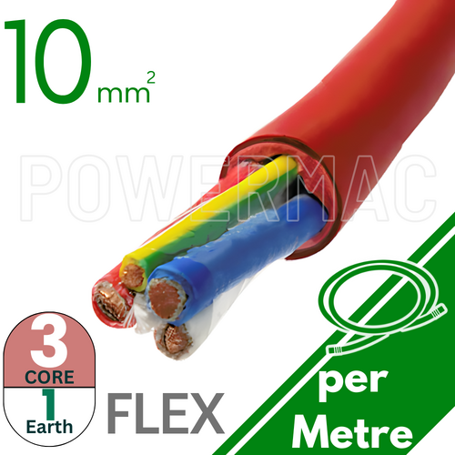 10mm 3C+E Thermoflex Fire Rated Cable