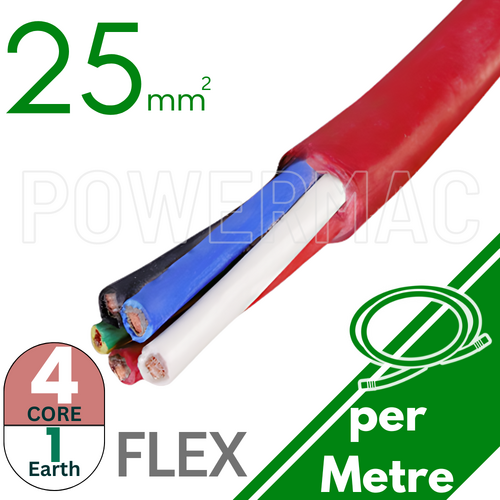25mm 4C+E Thermoflex Fire Rated Cable
