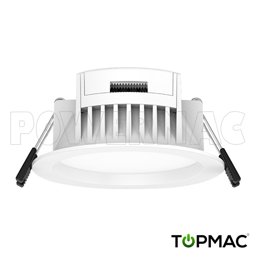 8 Watt Topmac Downlight 90 Degree Tri-cct Dimmable