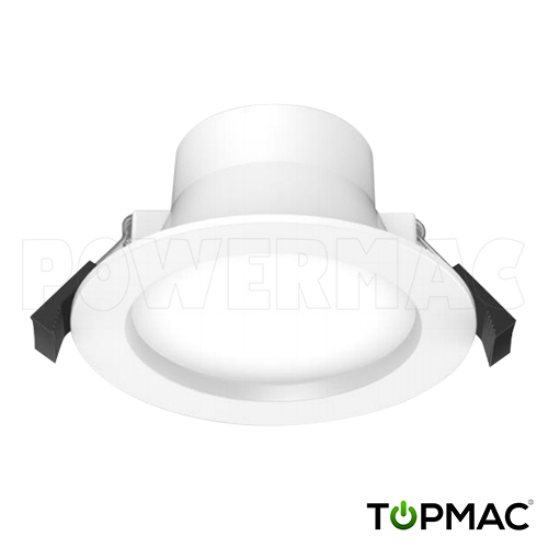 10 Watt Topmac Downlight 90 Degree Tri-cct Dimmable