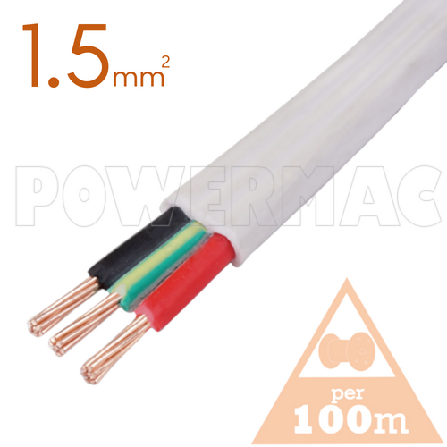 1.5mm 2C+E Flat Cable 450/750 V-90