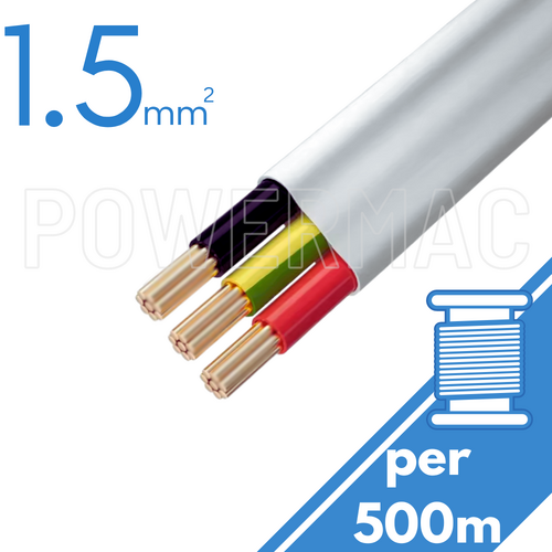 1.5mm 2C+E Flat 450/750 V-90